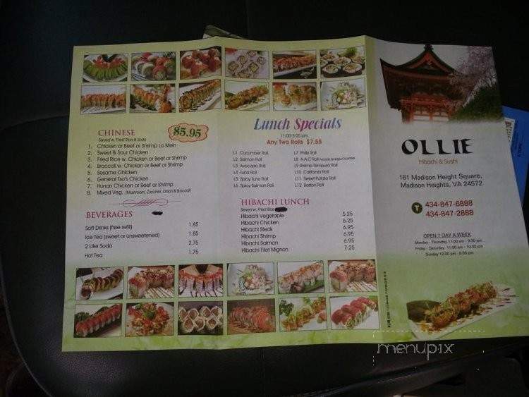 /250404305/Ollie-Hibachi-and-Sushi-Madison-Heights-VA - Madison Heights, VA