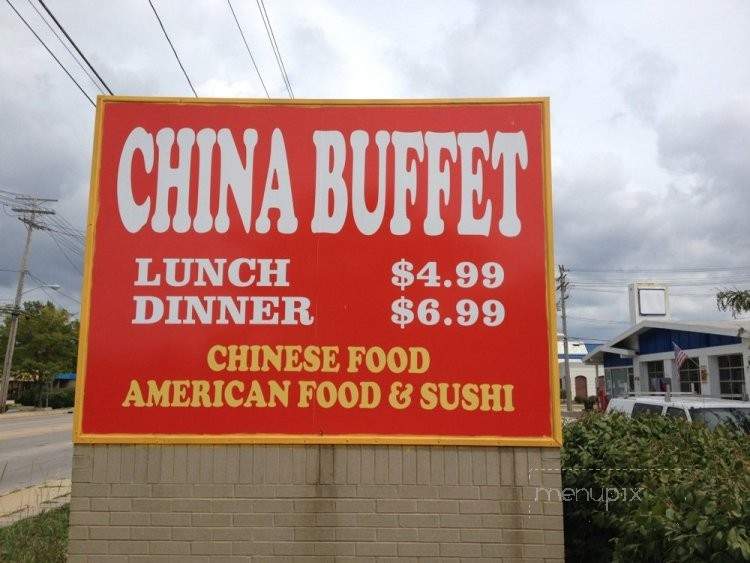 lørdag tøffel beholder Online Menu of China Buffet, Eastlake, OH