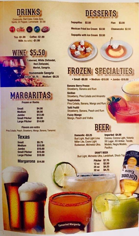 Los Magueyes - Milledgeville, GA menu_pic