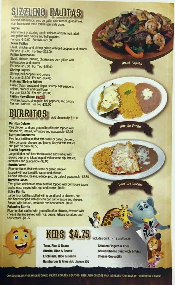 Los Magueyes - Milledgeville, GA menu_pic