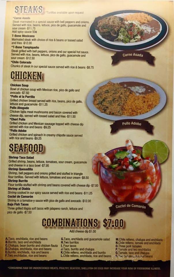 Los Magueyes - Milledgeville, GA menu_pic