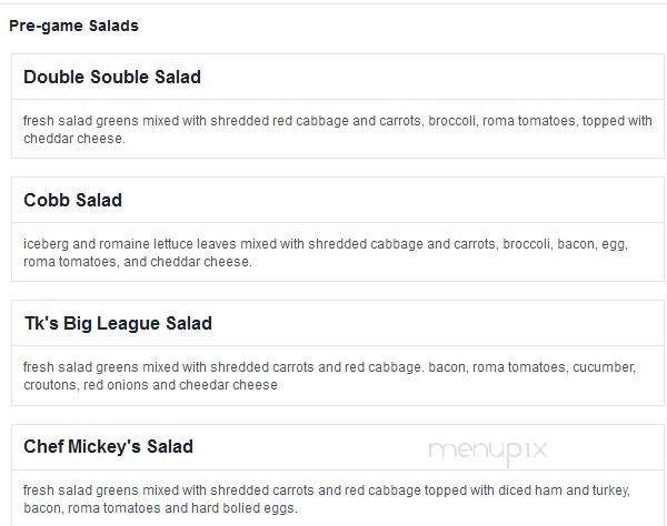 TKs Pub - Louisville, KY menu_pic