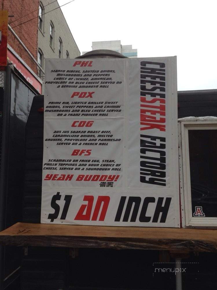 Cheesesteak Factory - Portland, OR menu_pic