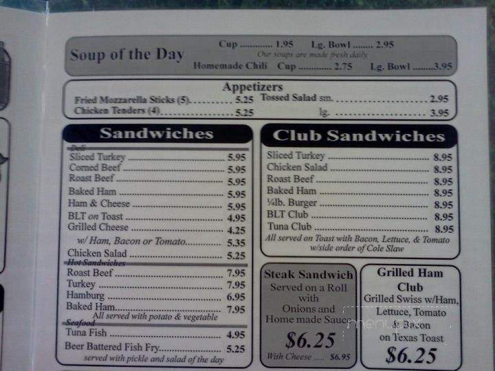 Chuck Wagon Diner - Duanesburg, NY menu_pic