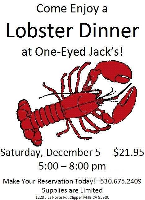 One-Eyed Jack's Market & Grill - Clipper Mills, CA menu_pic