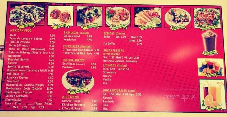 /250271368/Tacos-Express-Menu-Madera-CA - Madera, CA