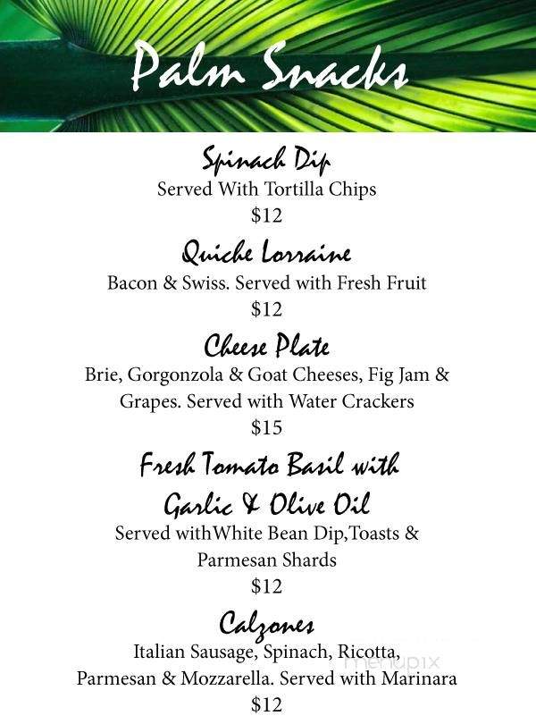 The Palm Lounge - Boca Raton, FL menu_pic