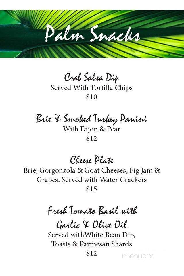 The Palm Lounge - Boca Raton, FL menu_pic