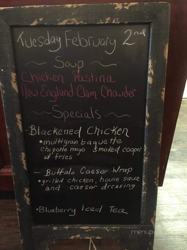 Callahan's Cafe and Coffee House - Pittston, PA menu_pic