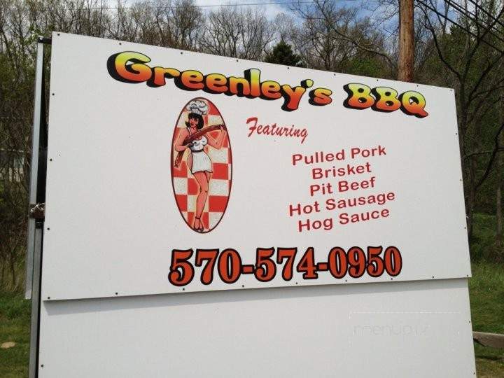 Ma Greenley's Bar BBQ - Tunkhannock, PA menu_pic