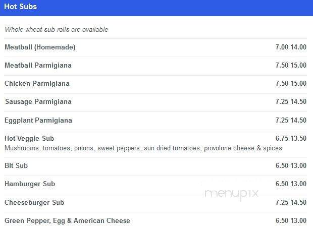 Micchelli's Pizza - Egg Harbor Township, NJ menu_pic