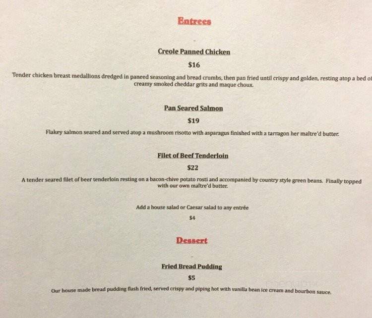 Miss Emily's Cathouse - Marion, IL menu_pic
