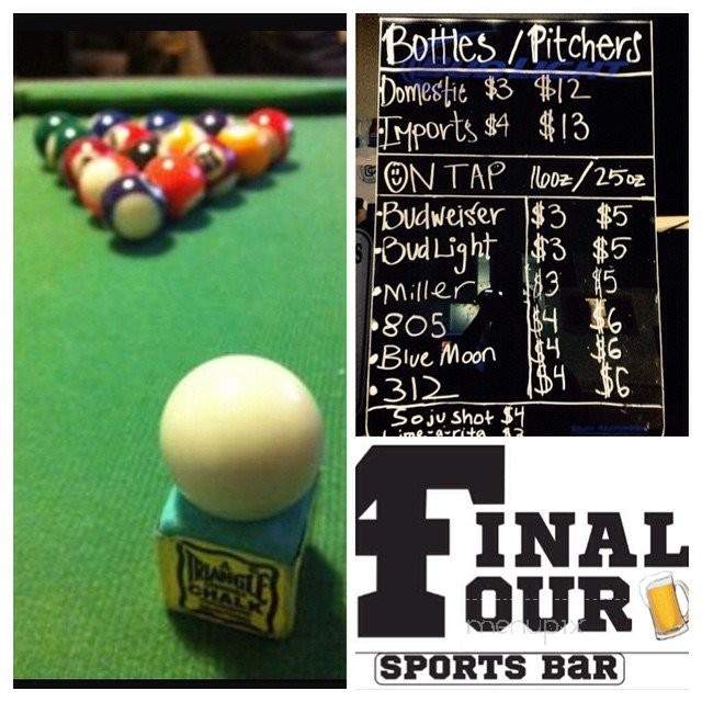 Final 4 Sports Bar - Covina, CA menu_pic