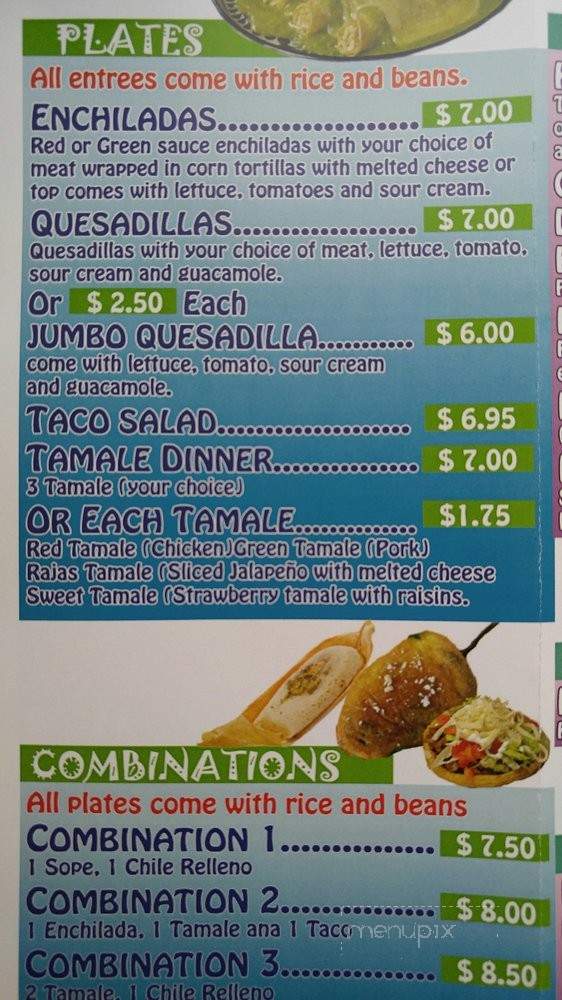 Burrito Fiesta - Plano, IL menu_pic