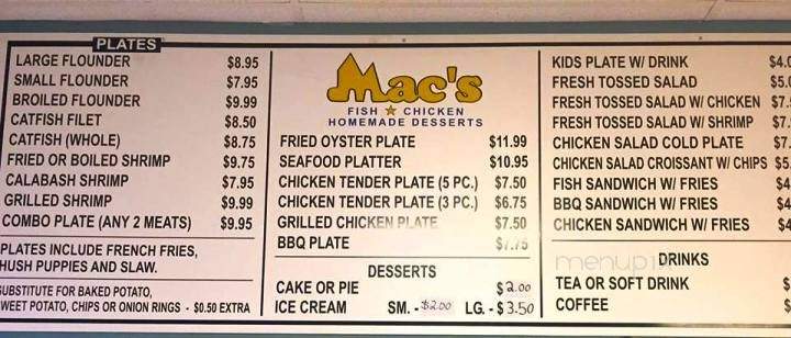 /251157449/Macs-Fish-and-Chicken-and-Homemade-Deserts-Monroe-NC - Monroe, NC