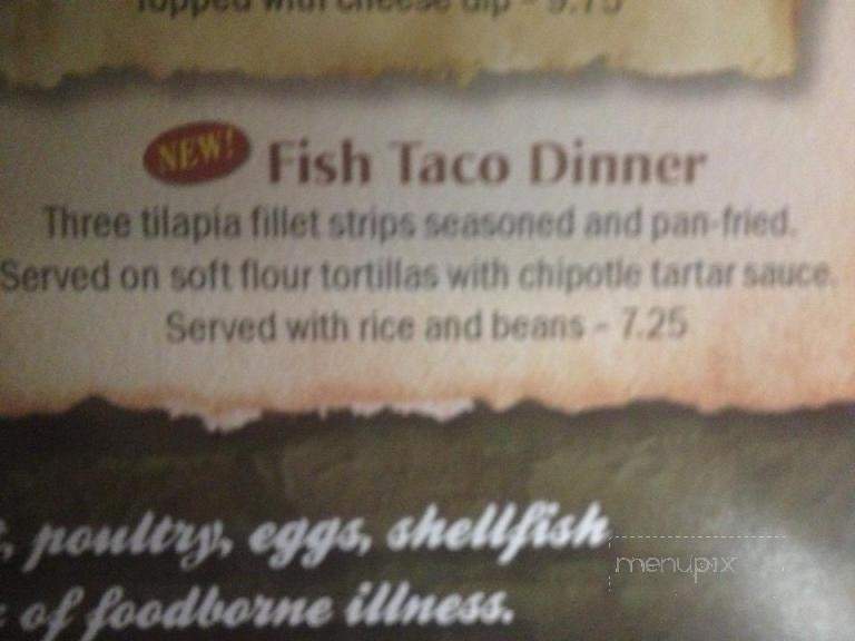 El Pueblito - Summerville, GA menu_pic