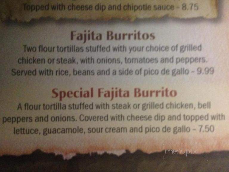 El Pueblito - Summerville, GA menu_pic