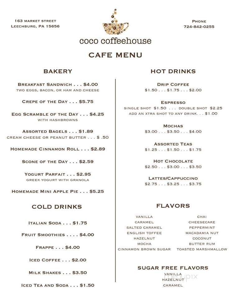/250974068/Coco-Coffeehouse-Leechburg-PA - Leechburg, PA