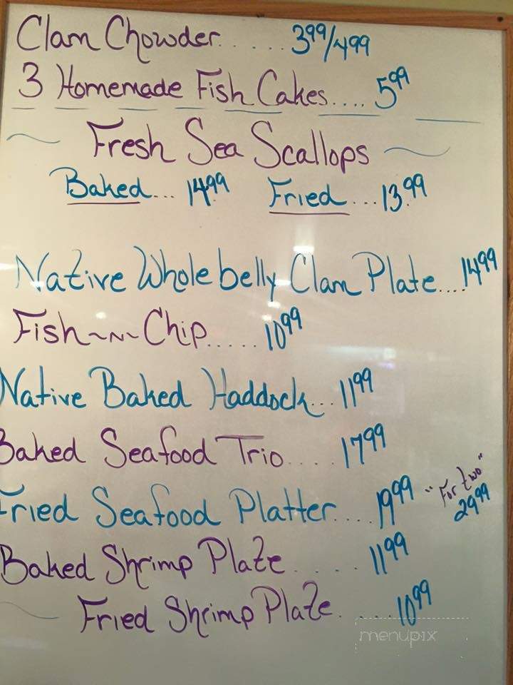 The Phoenix Restaurant - Fairhaven, MA menu_pic