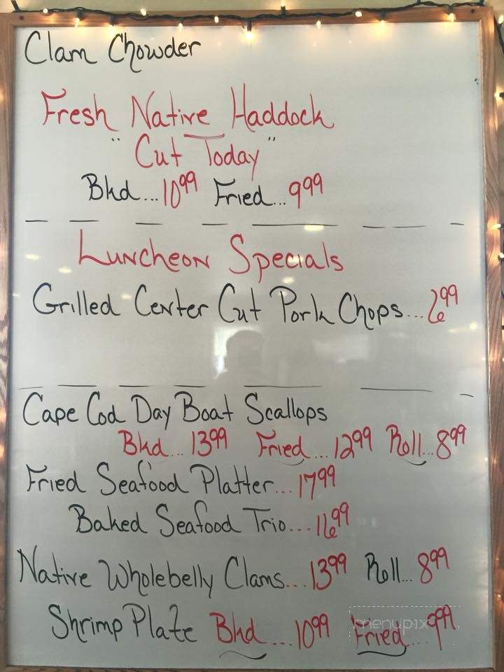 The Phoenix Restaurant - Fairhaven, MA menu_pic