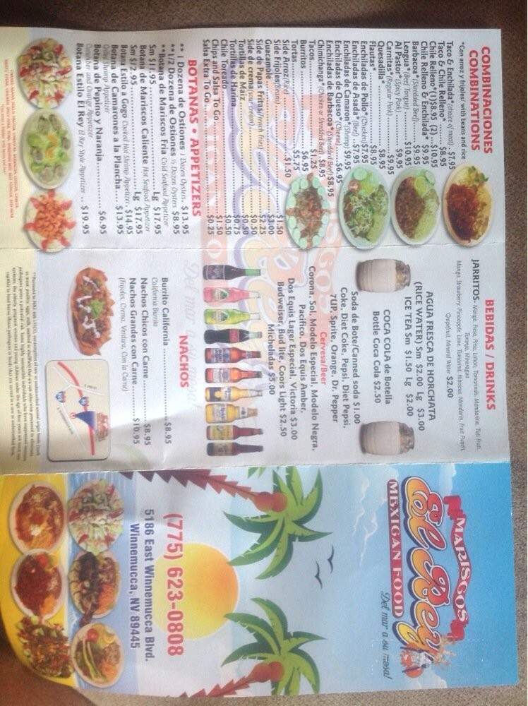 Mariscos El Ray - Winnemucca, NV menu_pic