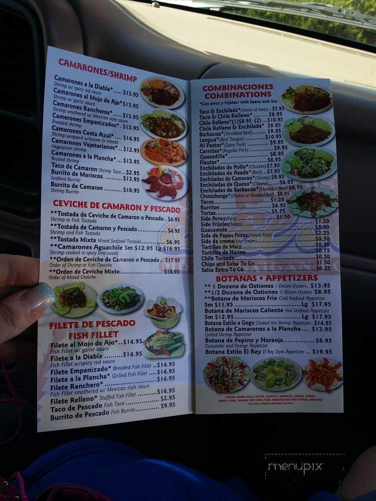 Mariscos El Ray - Winnemucca, NV menu_pic