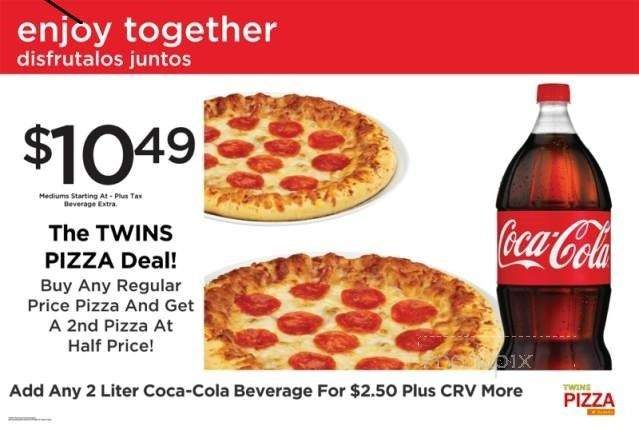 Twin's Pizza And Snacks - Oxnard, CA menu_pic