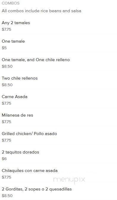 La Fuente Mexican restaurant #2 - Ojai, CA menu_pic