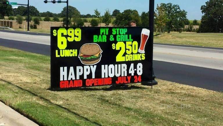 Pitstop Bar and Grill - North Richland Hills, TX menu_pic
