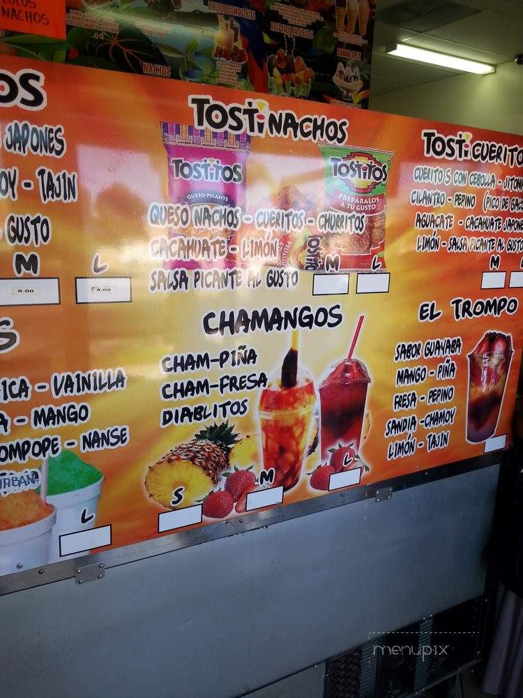 Raspados Guanajal - San Fernando, CA menu_pic