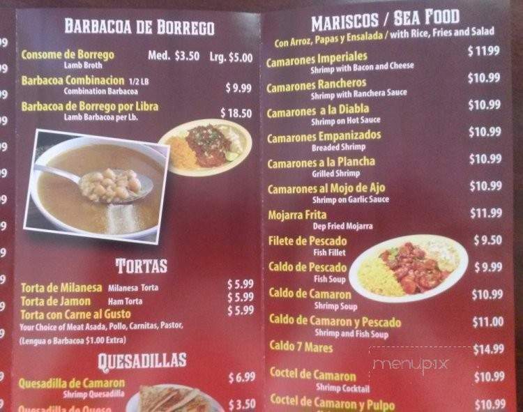 Gorditas Aguascalientes - Los Angeles, CA menu_pic
