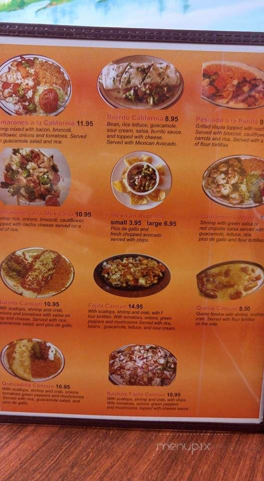 El Manzanillo #5 - Cashiers, NC menu_pic