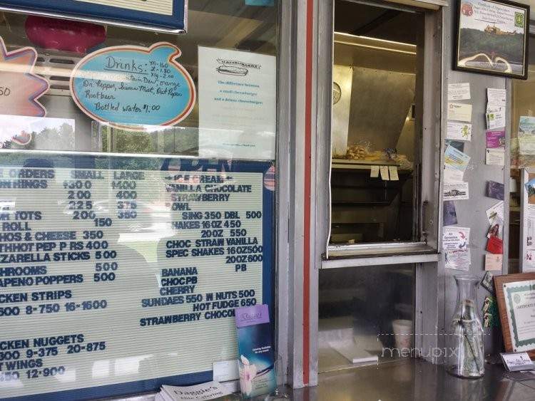 Daggie's - Pisgah Forest, NC menu_pic