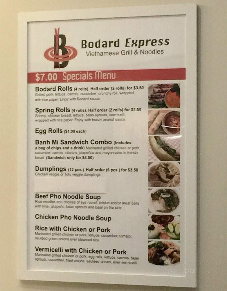 Bodard Express - Houston, TX menu_pic