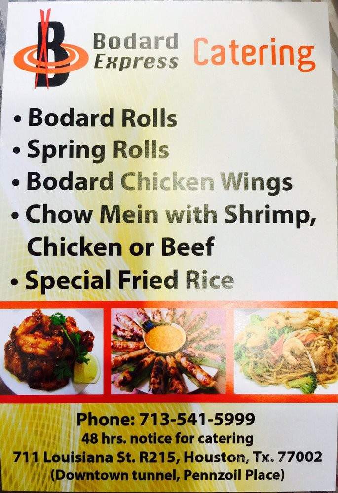 Bodard Express - Houston, TX menu_pic