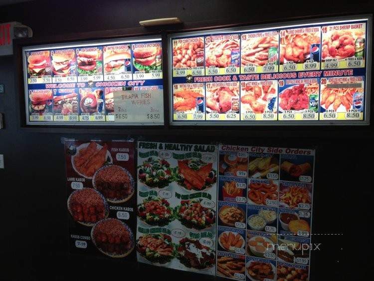 Chicken City - Hartford, CT menu_pic