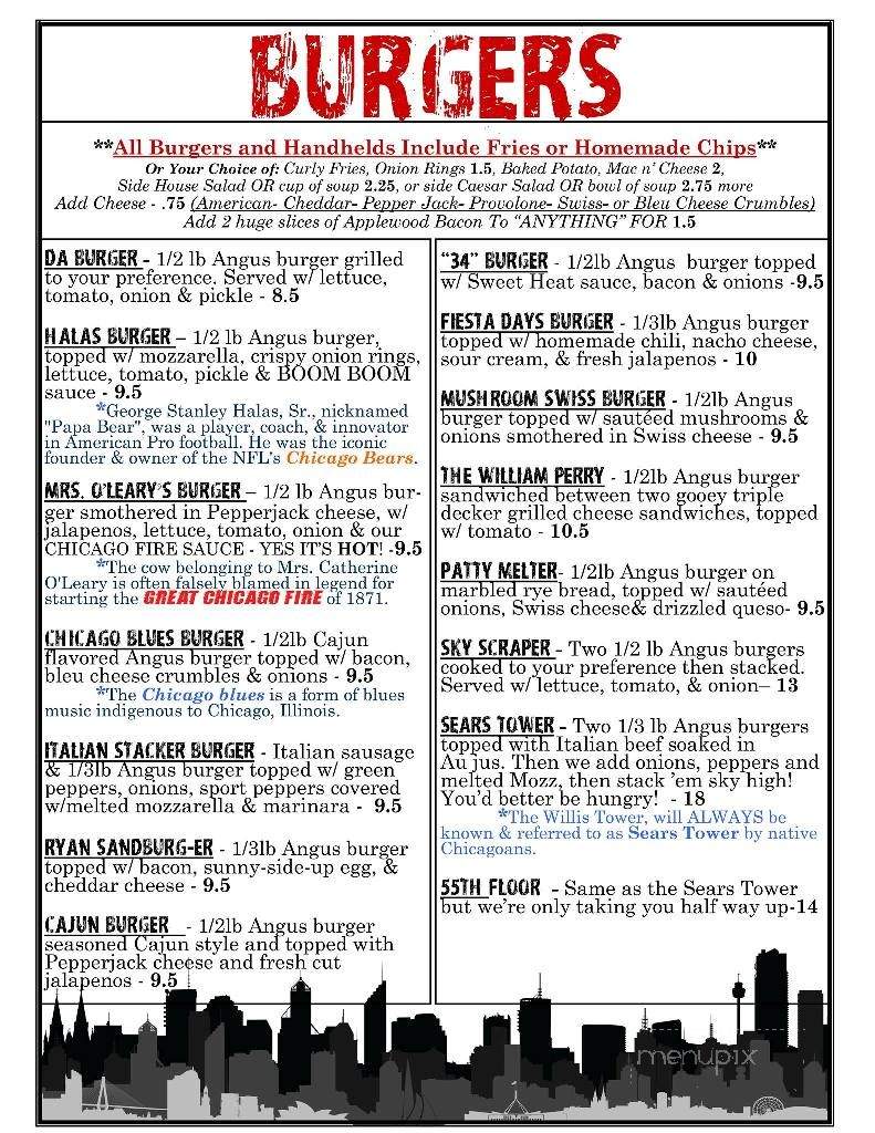 Windy City Grill - Maryville, TN menu_pic