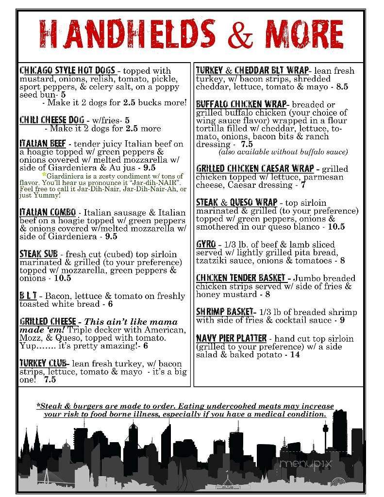 Windy City Grill - Maryville, TN menu_pic
