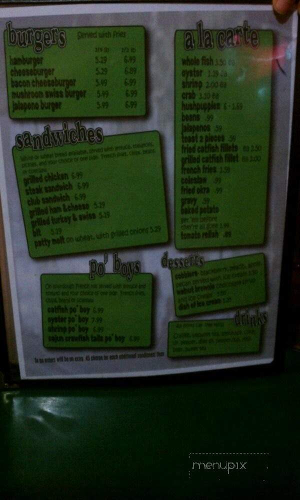 Duke's Fish Shack - Longview, TX menu_pic