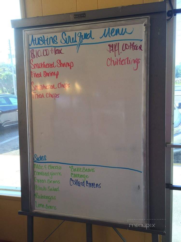 Austin's Soul Food Restaurant - Jacksonville, FL menu_pic