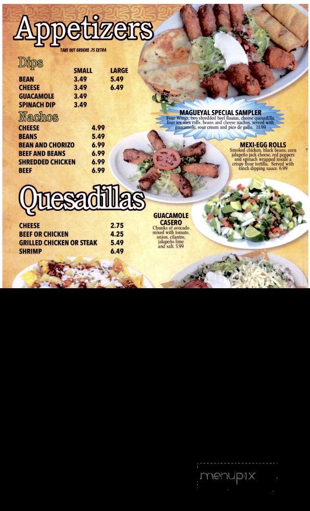 El Magueyal - Cookeville, TN menu_pic