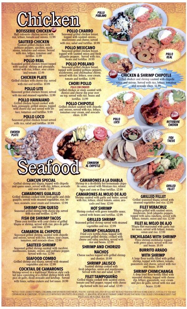 El Magueyal - Cookeville, TN menu_pic