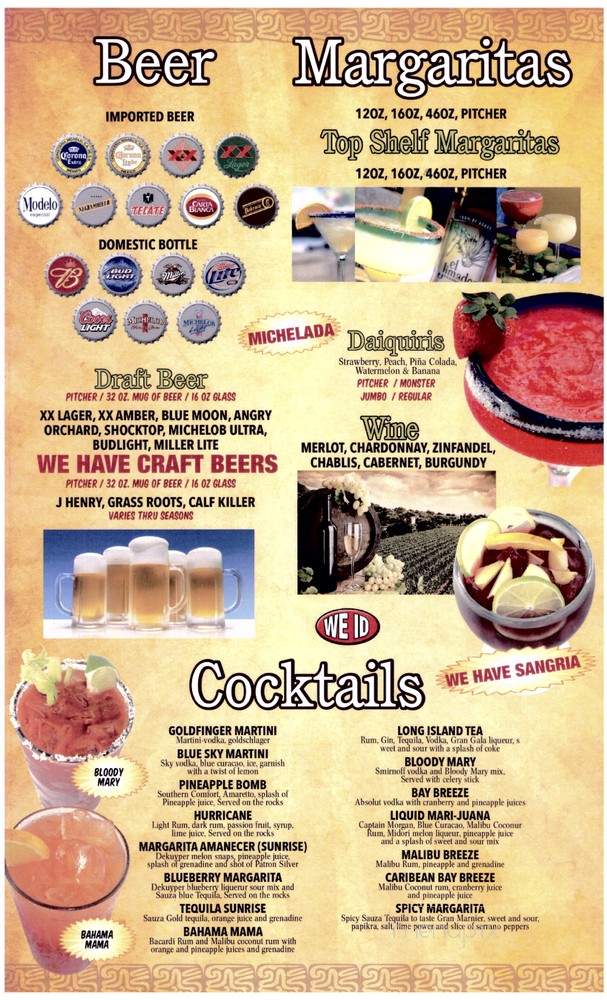 El Magueyal - Cookeville, TN menu_pic