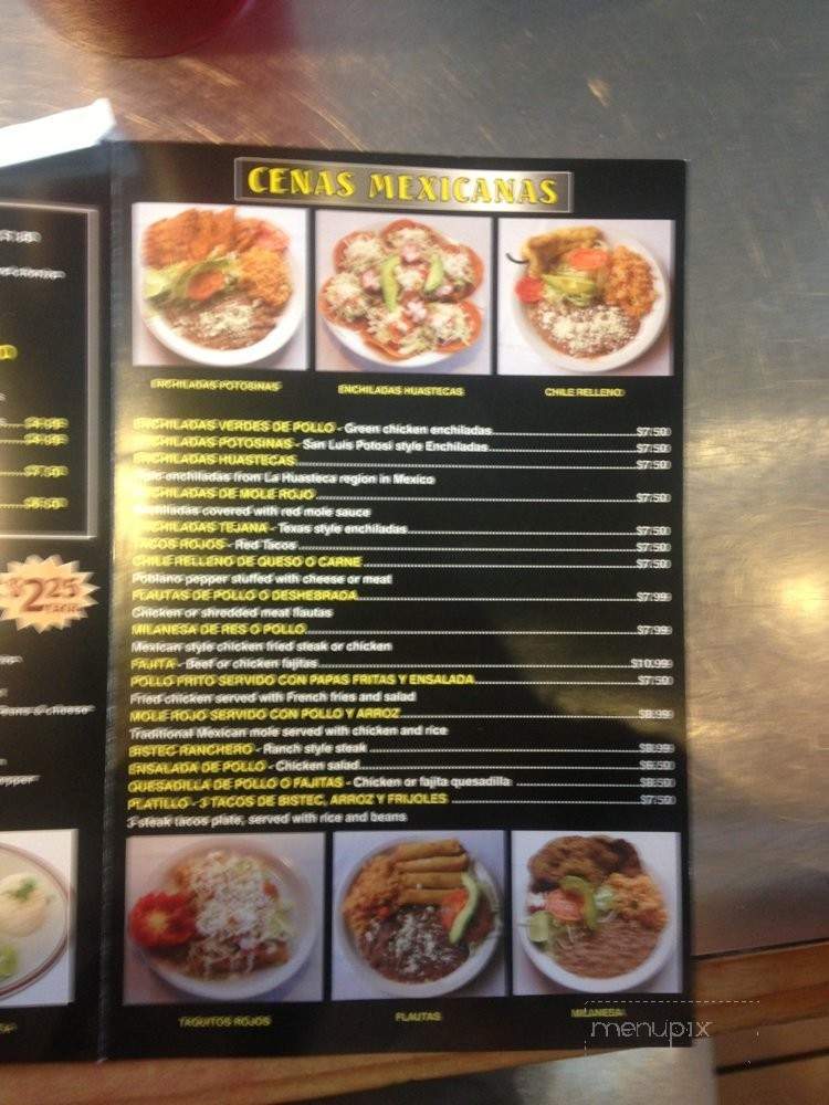 Sal Y Pimienta - Mesquite, TX menu_pic