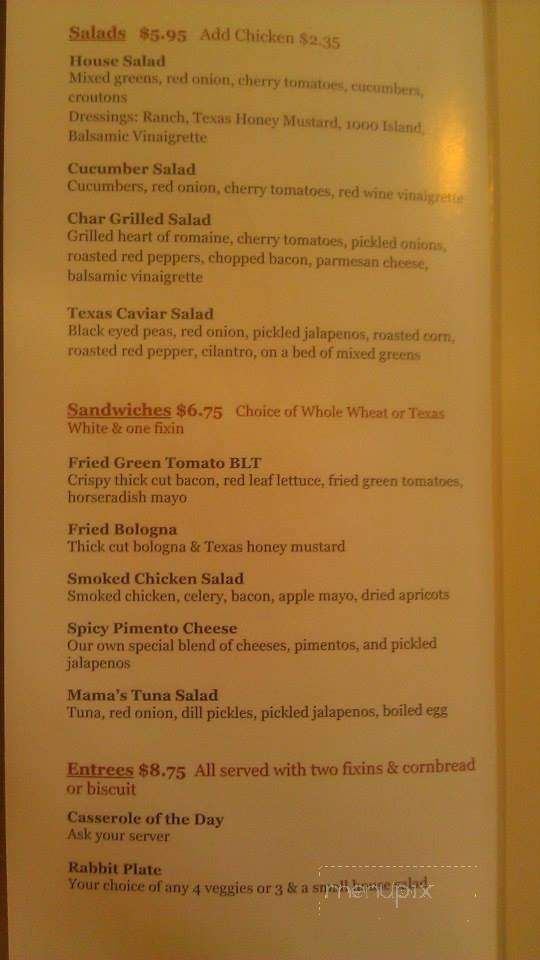 Its Better Than Good Southern Kitchen - Kaufman, TX menu_pic