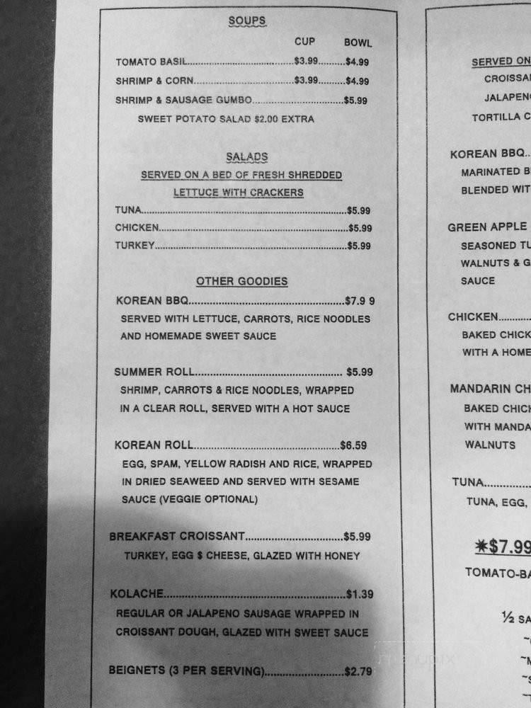 Chung's Heavenly Sweets - LaPlace, LA menu_pic