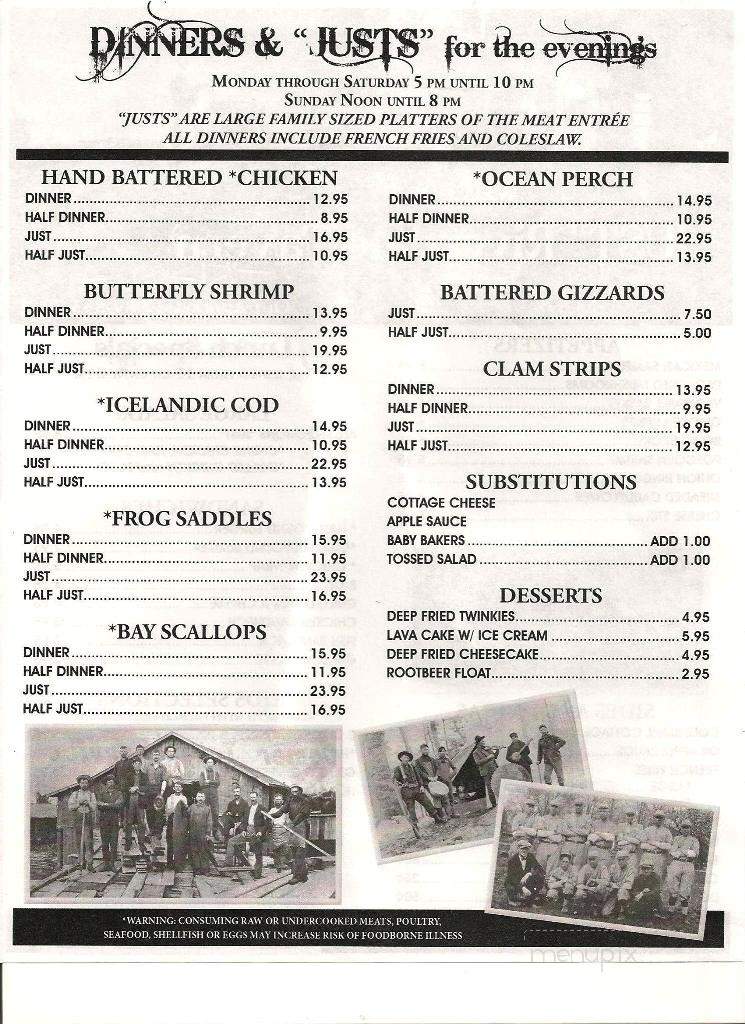 Riverdale Tavern - Riverdale, MI menu_pic