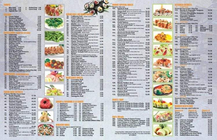 Genki Sakura Asian Cuisine - Newark, NJ menu_pic