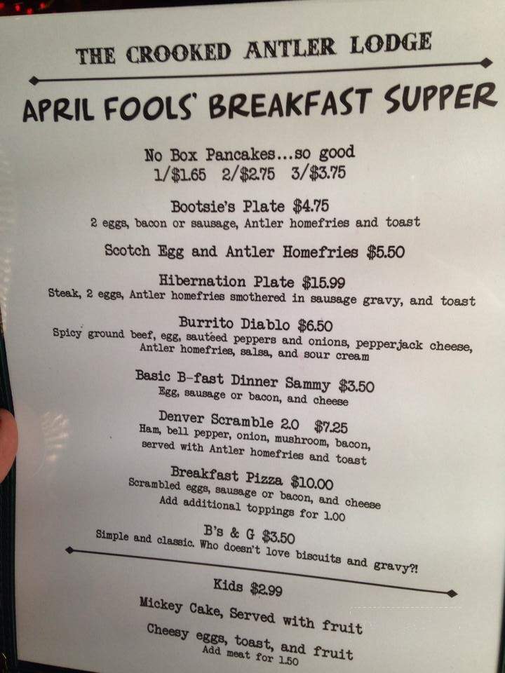 The Crooked Antler - Van Horne, IA menu_pic