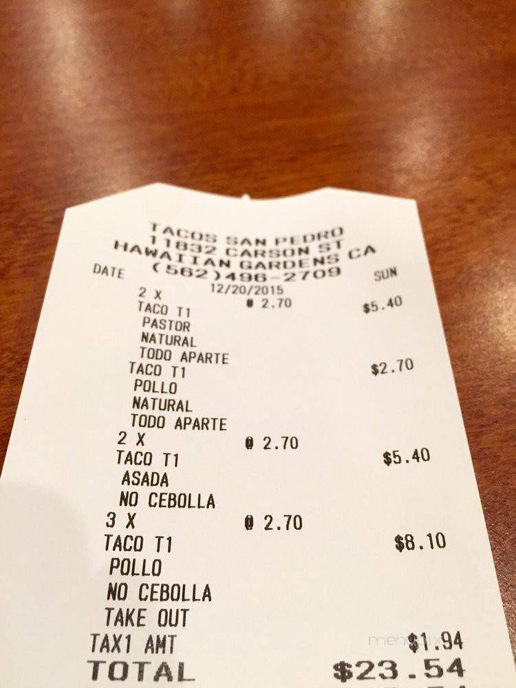 /250214897/Tacos-San-Pedro-Gardena-CA - Gardena, CA